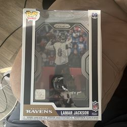 Lamar Jackson panini prism nfl trading card
