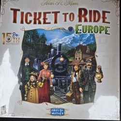 Ticket To Ride Europe 15th Anniversary Edition