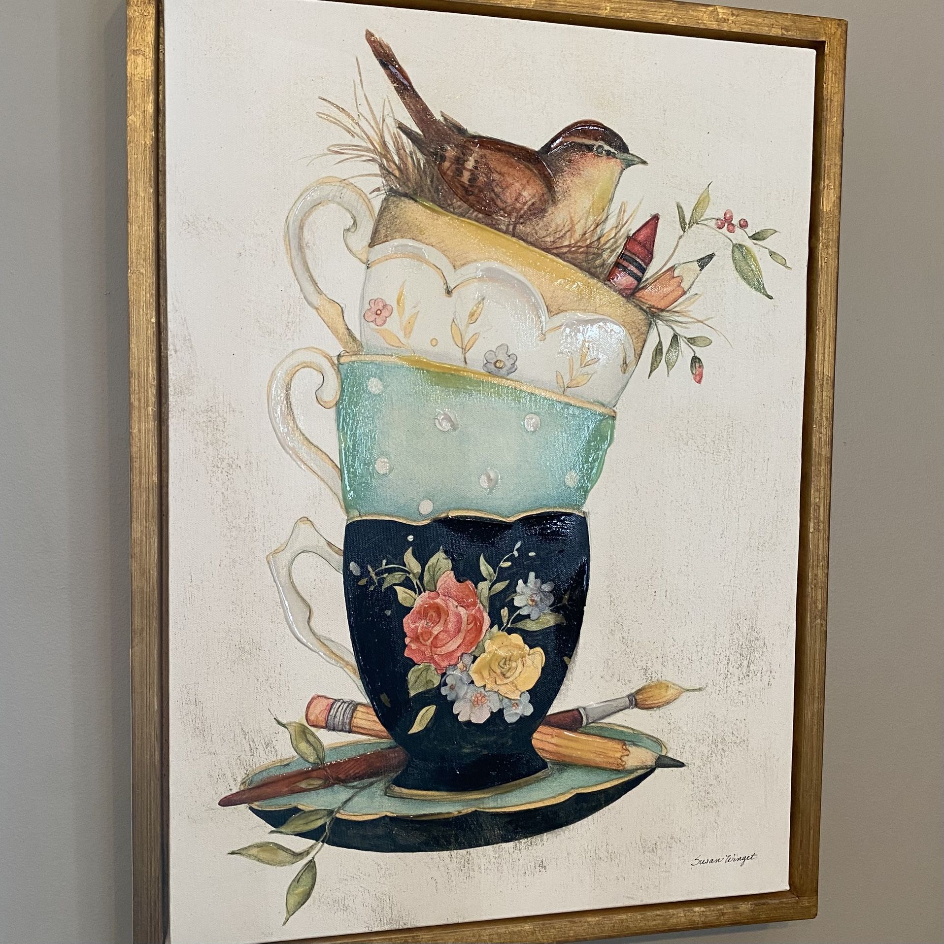 Teacup Stacks by Susan Winget