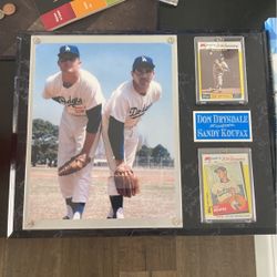 Don Drysdale And Sandy Koufax Poster