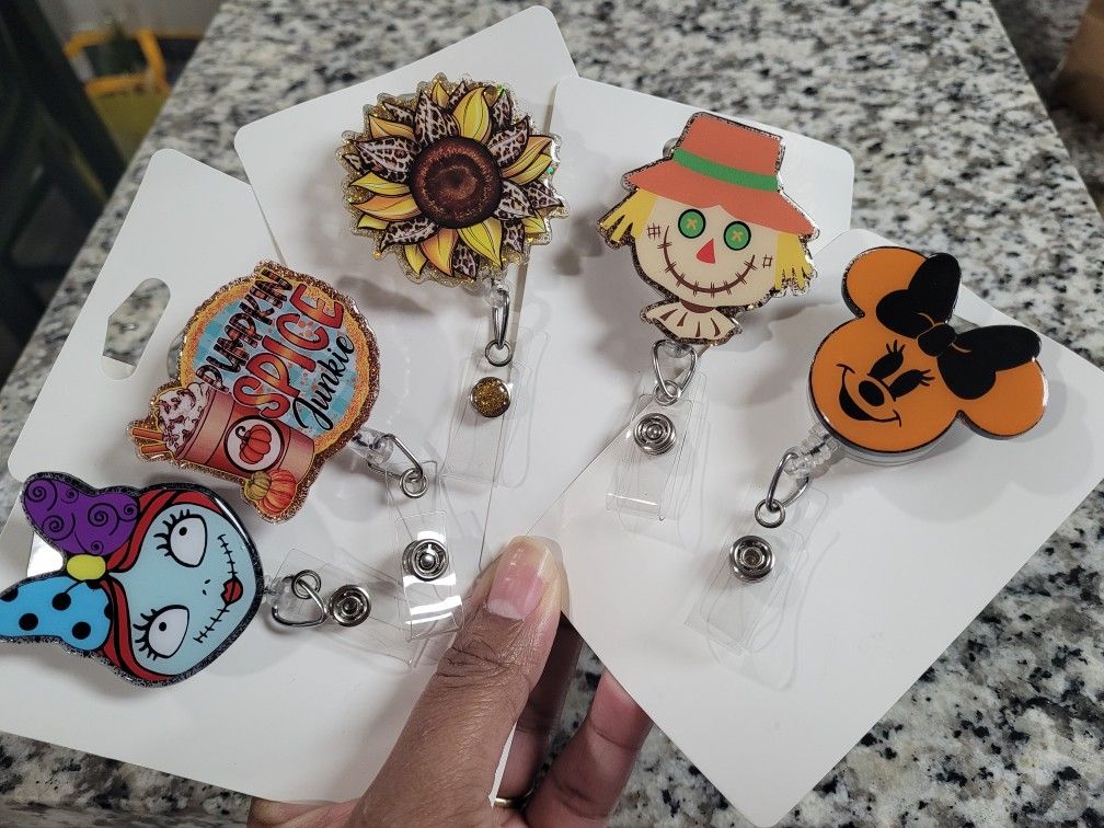 Fall and Halloween Badge Reels