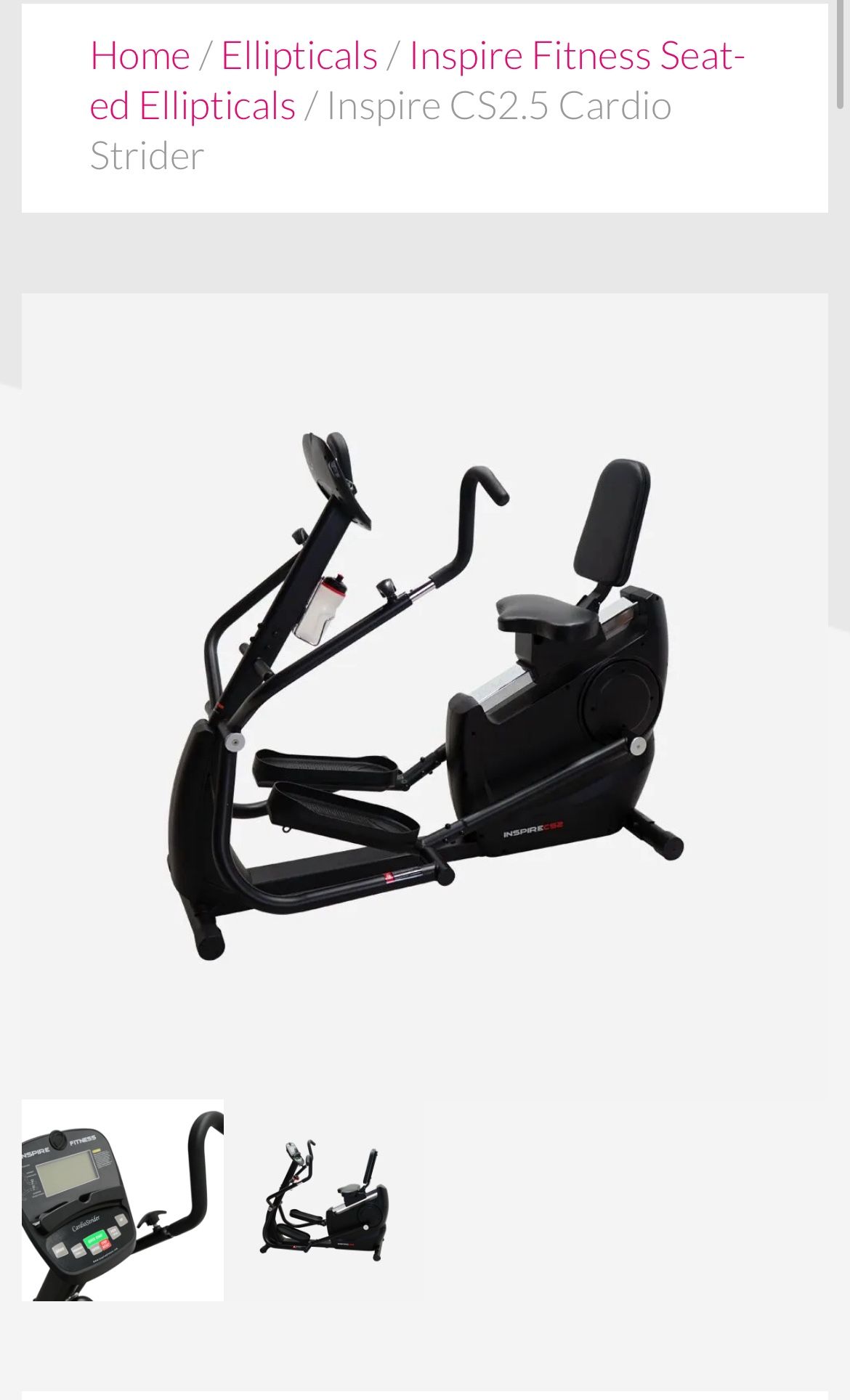 Inspire CS2 Cardio Strider