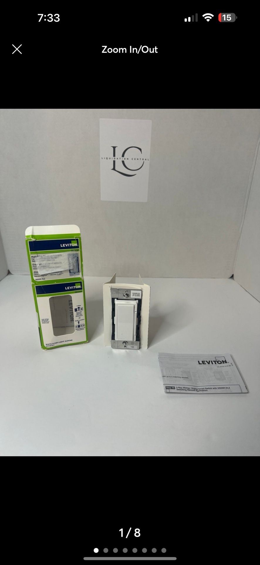 Leviton Decora Smart Dimmer Switch Companion for Multi-Location Dimming with Loc