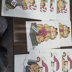 1978 GARFIELD DECALS all Reversed 