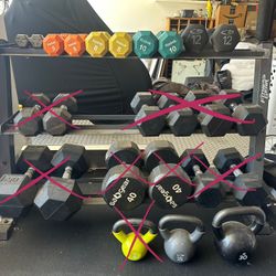 Dumbbells -items Can Be Sold Separately 