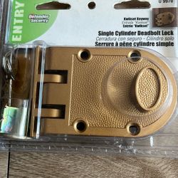 Single Cylinder Deadbolt Lock