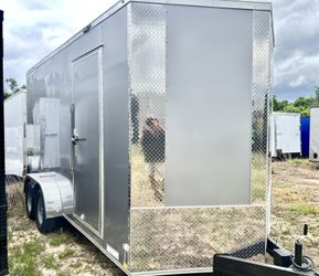 
🔥 NEW ENCLOSED CARGO TRAILERS IN STOCK 🔥

✔ Cash, Finance & Rent-To-Own Available