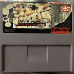 Cal Ripken Super Nintendo Game 