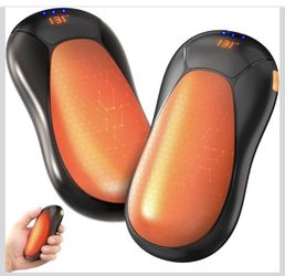 Rechargeable Hand Warmers 2 Pack - 8000mAh Electric Hand Warmers, Instant 2s Heating, 3 Heat Levels with Digital Display, Safe Gift for Men & Women – 
