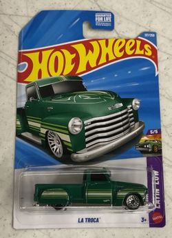 Hot Wheels Case F 2026 La Troca Green Layin’ Low