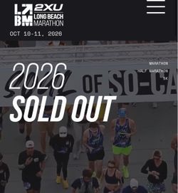 Long Beach Marathon Bib