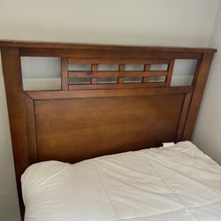 Twin Size Wooden Bed