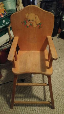 Antique high chair