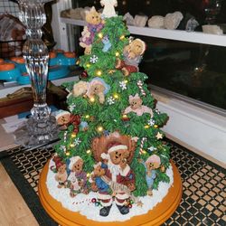 Boyds Bear Xmas Tree Danbury Mint
