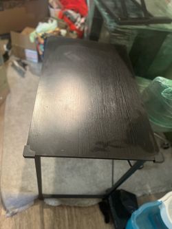 Black desk