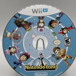 Nintendo Land (Wii U, 2012) Genuine Game Disc Only Video Game E-Everyone 