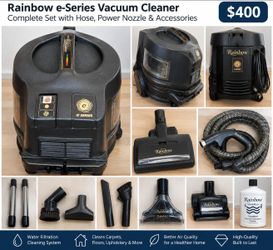Rainbow e-Series Vacuum Cleaner with Hose & Accessories