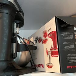 Kitchenaid Mixer 6 Quart And Food Grinder