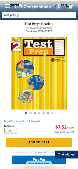 Test prep grade 2 and 3