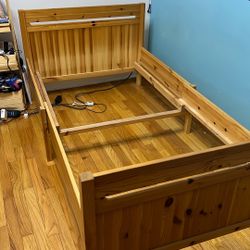 Ikea Twin Wooden Bed Frame
