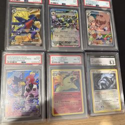PSA/CGC Graded Pokemon Slabs.