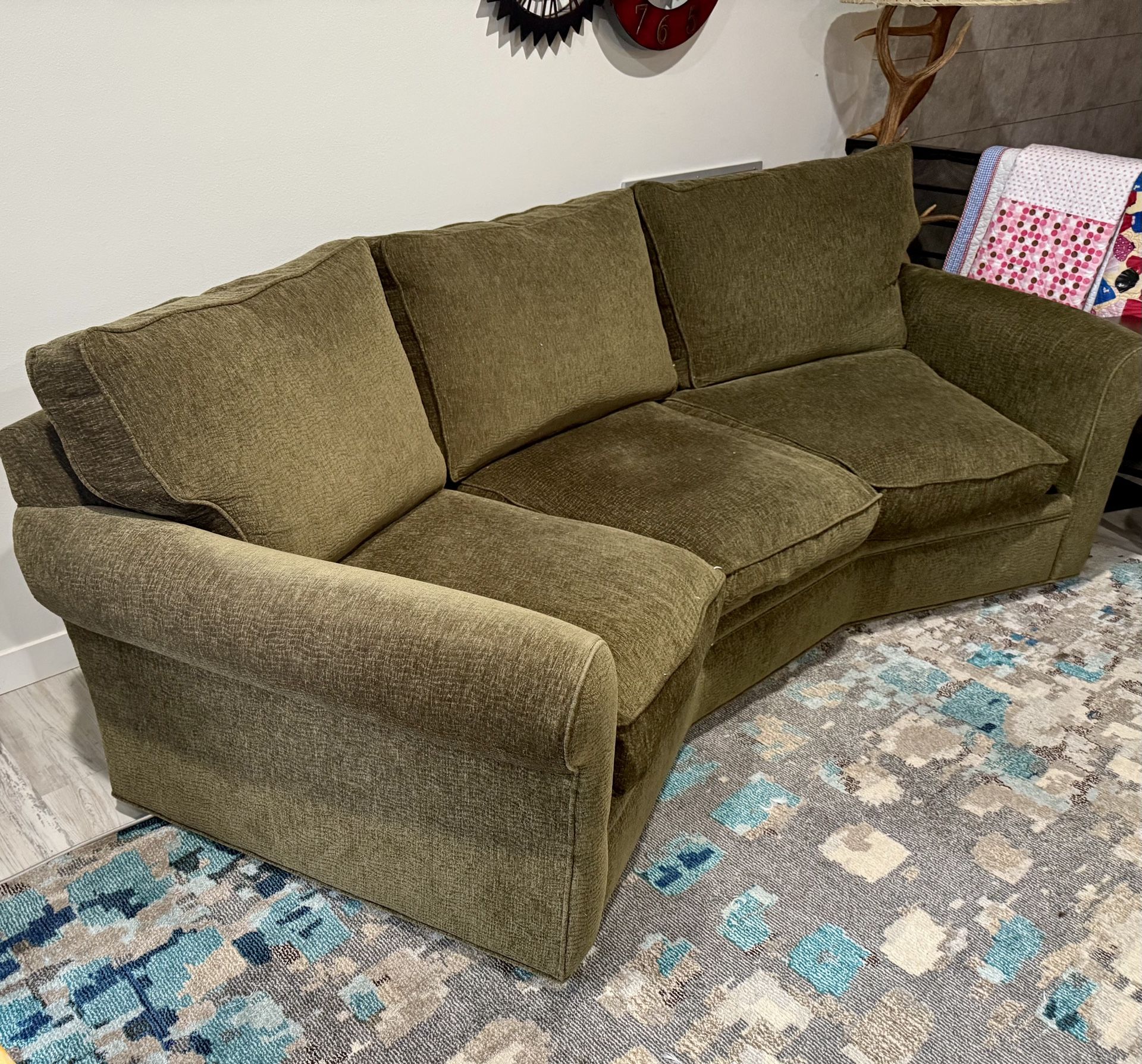 Down Feather Curved Couches