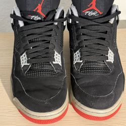 Retro 4 Jordans Bred Sz11.5