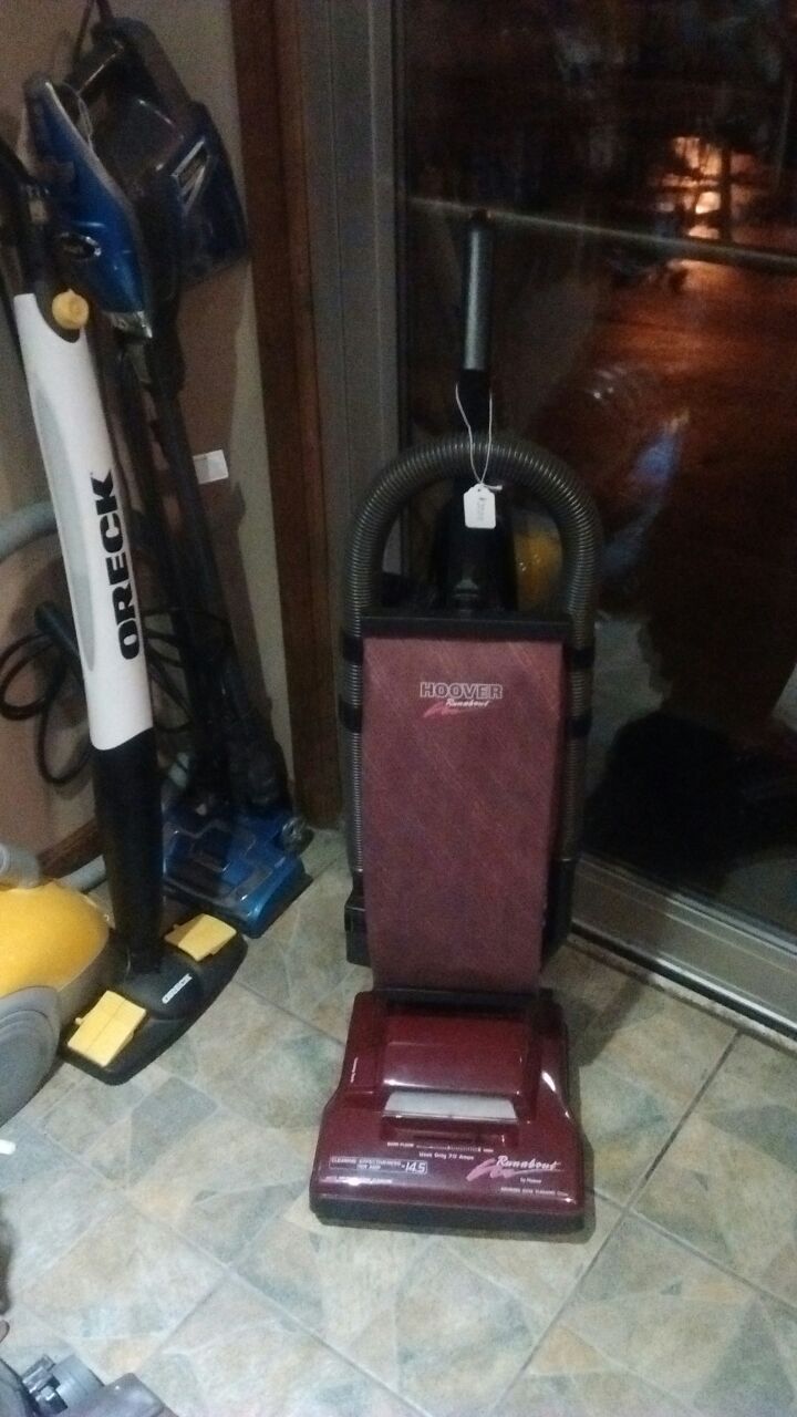 Hoover Runabout bag vacuum upright used
