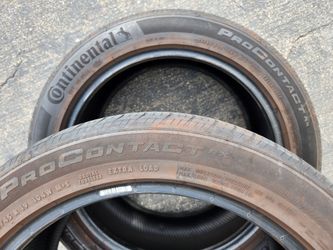 2 Continental ProContact RX tires 255/45/19