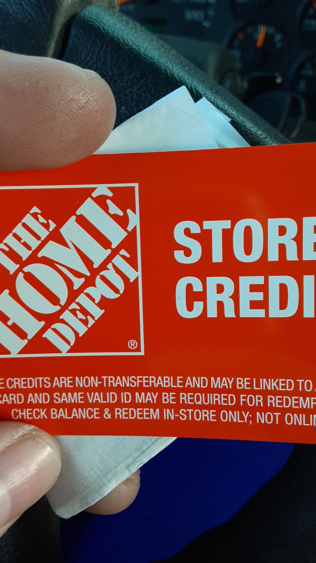 Home depot store credit