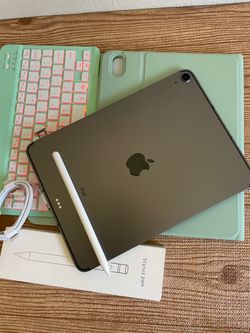 iPad Air 4th Generation (2020 model) 64GB WiFi + cellular LTE unlocked with keyboard & pen & accessories