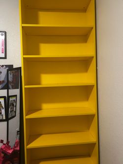 Yellow Bookshelf