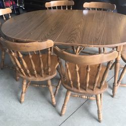 Table And 6 Chairs