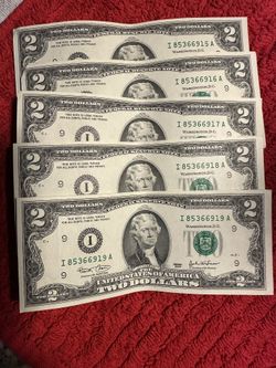 2 Dollar Bills Package Deal Make Offer 