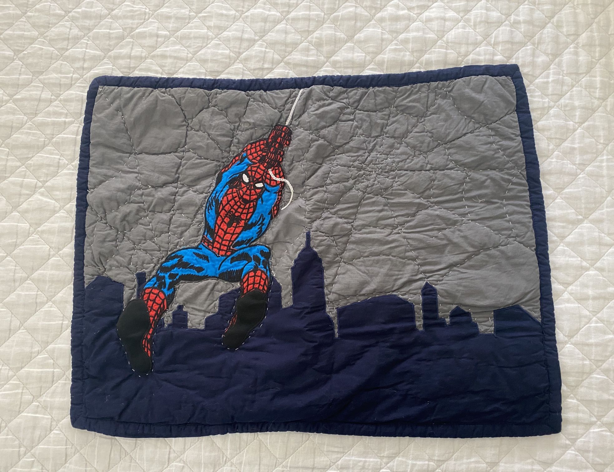 Pottery Barn Kids Spider-Man Quilted Pillow Sham