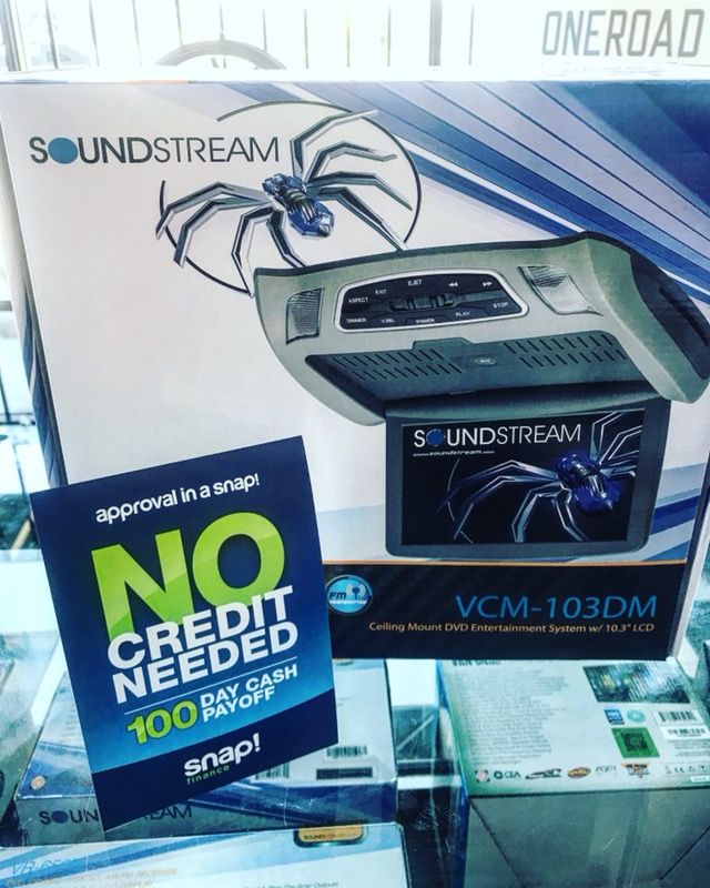 Come get your flip down DVD player on sale
