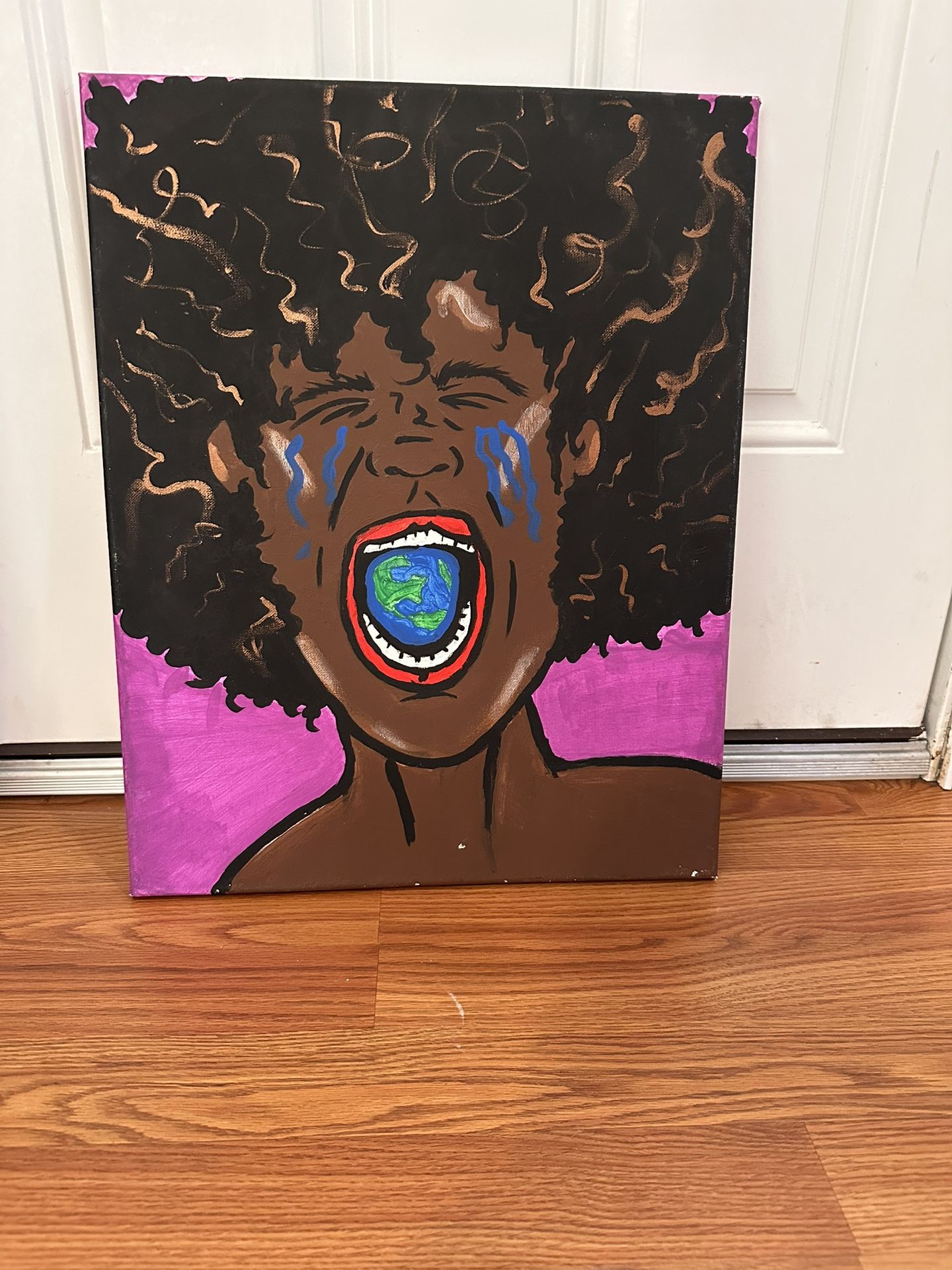 “Weary” Painting By Aiyanna