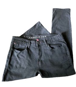 American Rag Men's Black Jeans - Classic Straight Fit~~Sz 36 30
