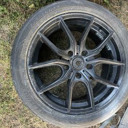 sport tire and rim