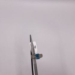 10kwg Topaz/diam Ring