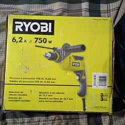 RYOBI HAMMER DRILL 1/2 IN
