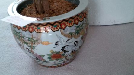 78" plant with Decorative.oriental vas