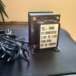 TC-1000 Step Up/Step Down Voltage Converter Transformer • 1000W