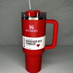 Stanley Valentine’s Day Heart 40 oz Target RED IN HAND