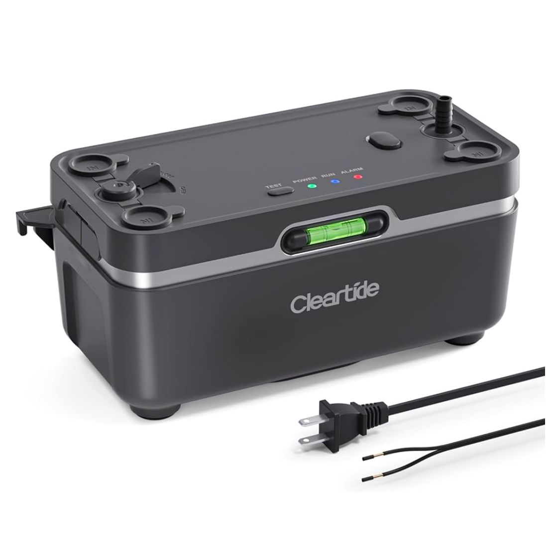 Condensate Pump, 25dB Ultra Quiet, 1/30 HP, 135 GPH, 27ft Lift, Automatic Condensate Removal Pump with Safety Switch for HVAC, Tankless Design,