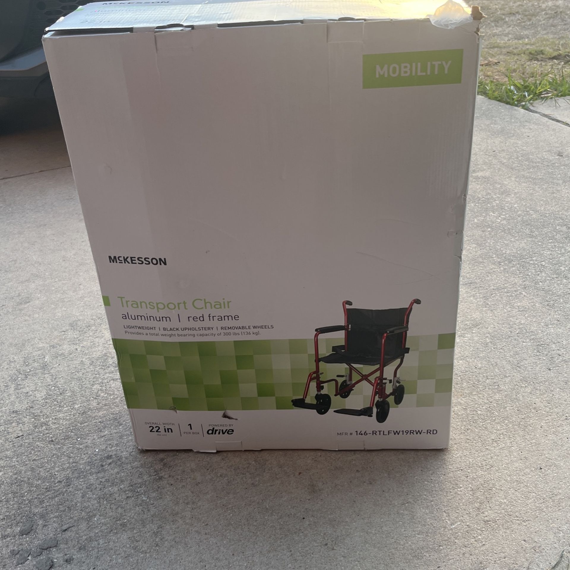 Transport Chair Never Used Still In Box