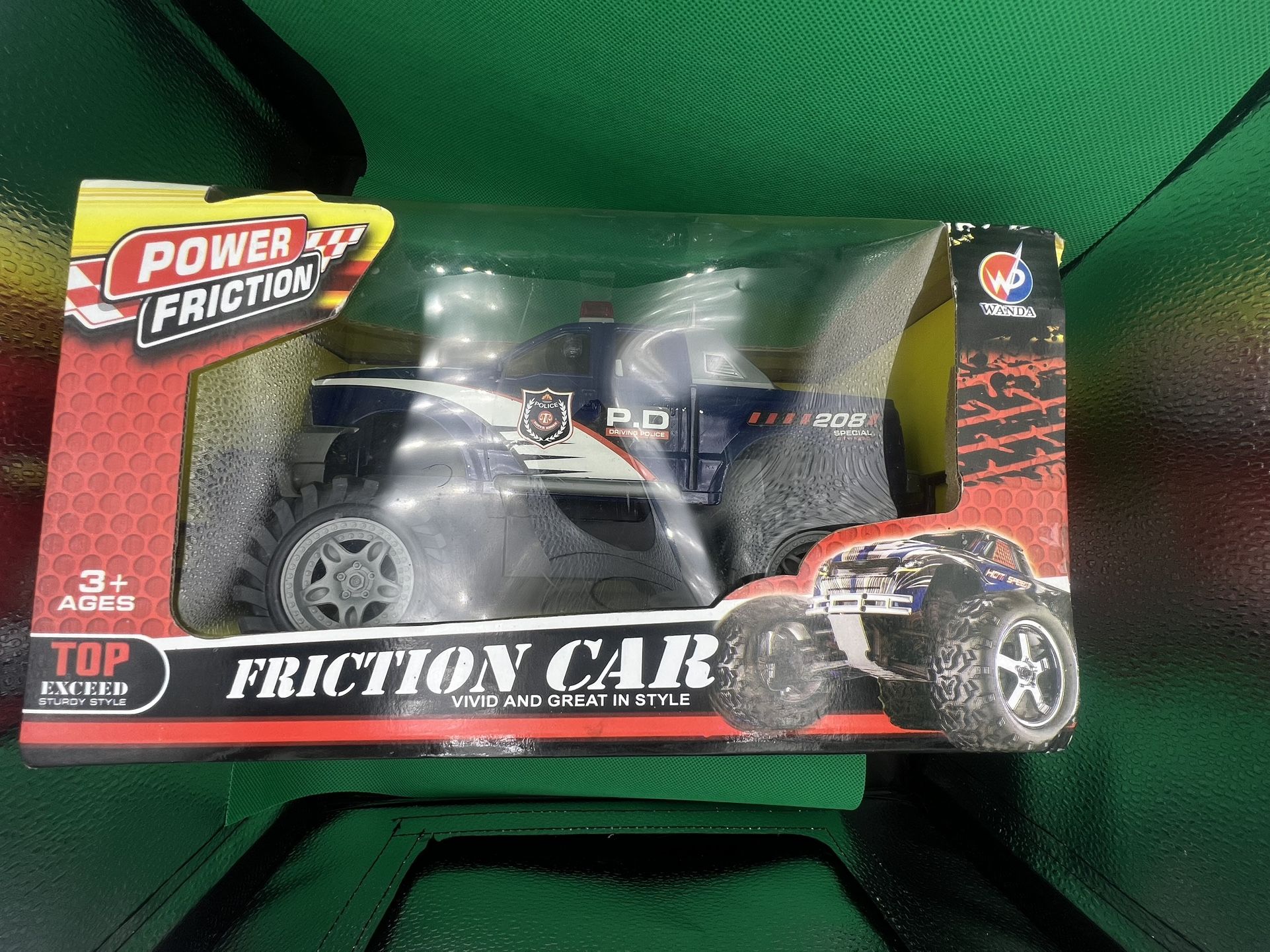 New Friction Police Car Toy