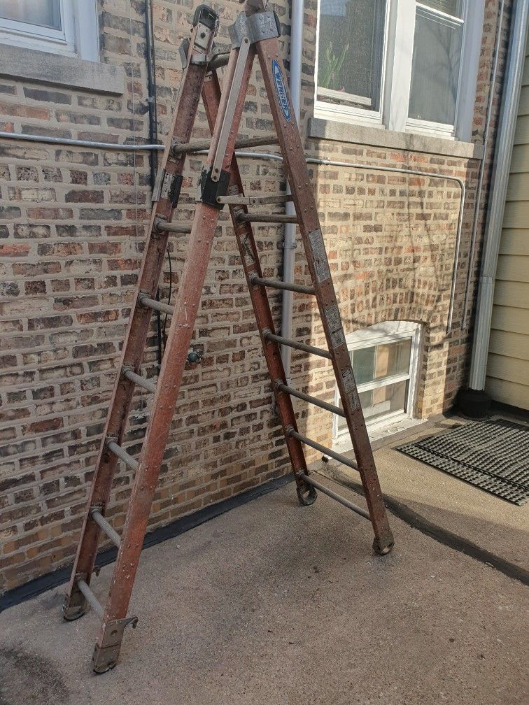 Werner 16ft Type IAA Fiberglass Combination Ladder 7808