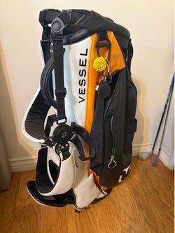 VESSEL Golf Men's Caddy Bag PLAYER 5.0 PRO Single Strap 9.5 x 47 in 4.2kg IRIDUM (USED)