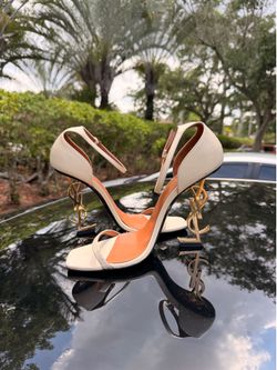 YSL opyum sandals heels